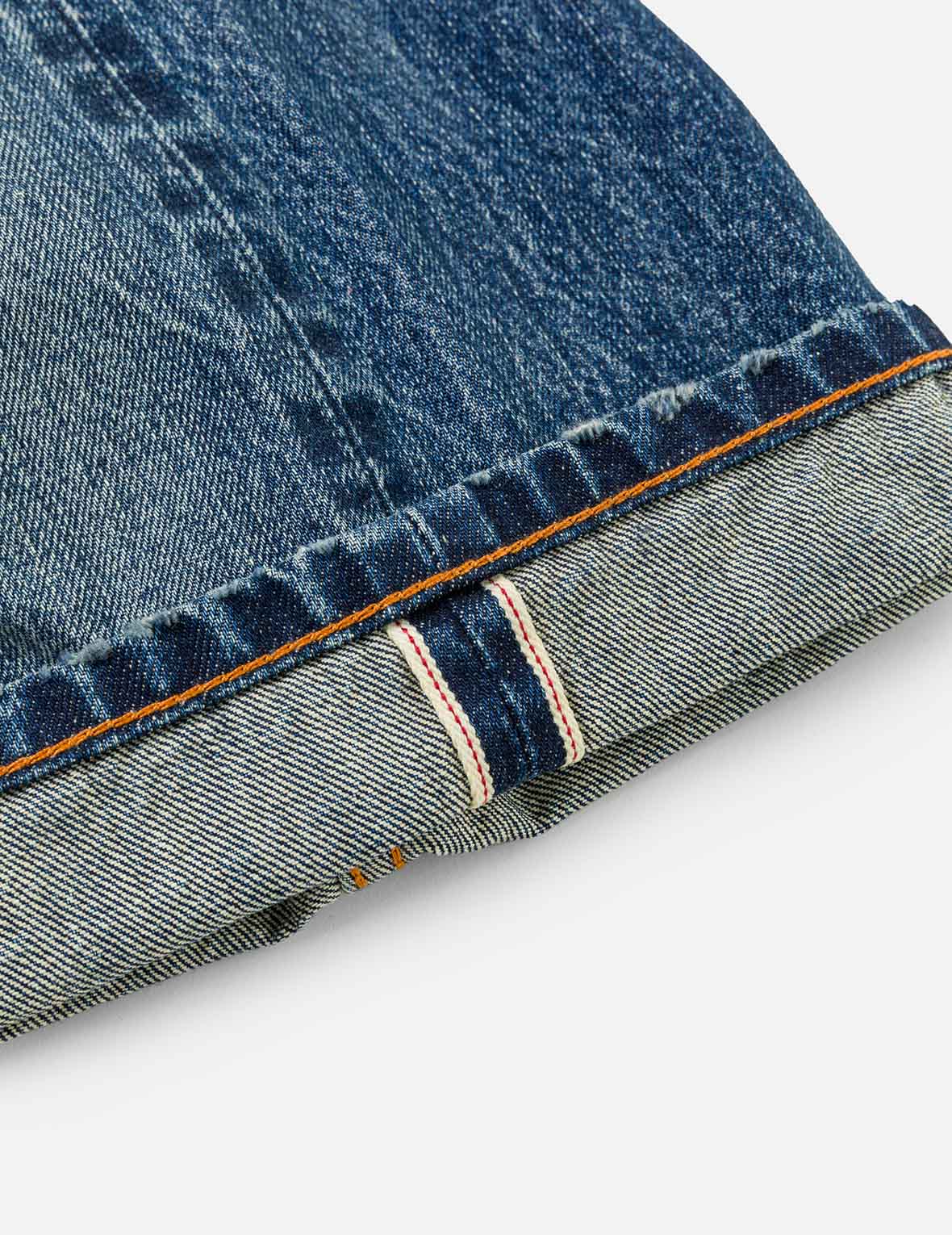 Seagull Appliqué Pocket Jeans #2030