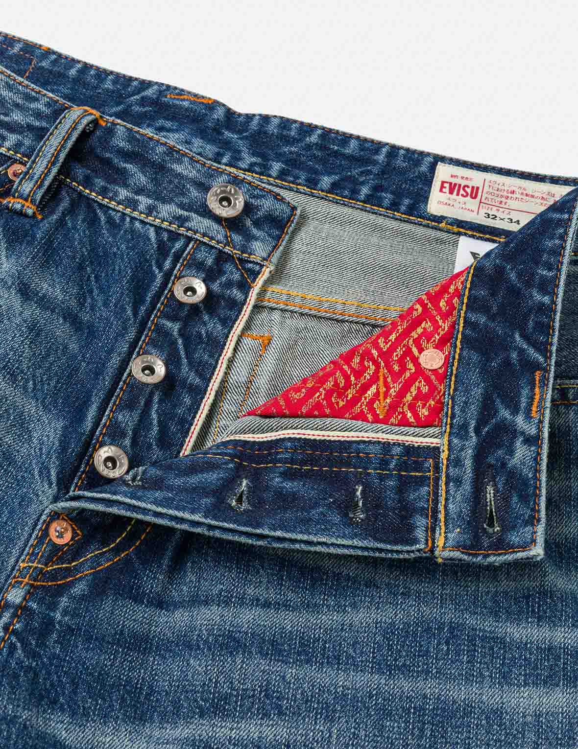 Seagull Appliqué Pocket Jeans #2030