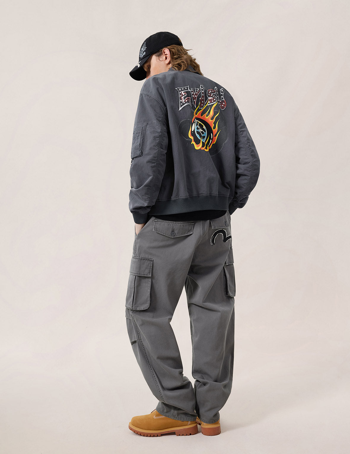 Metal Studs Bomber Jacket
