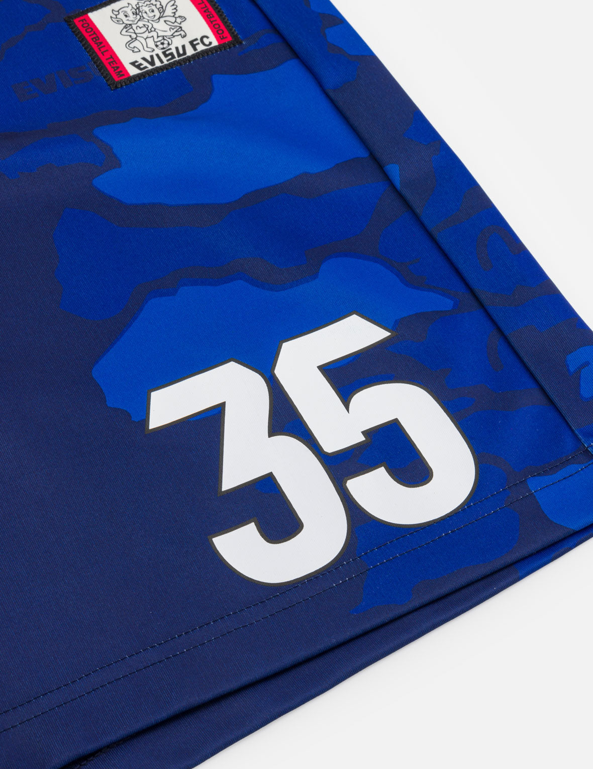 Ishigaki Camo Print Football Shorts