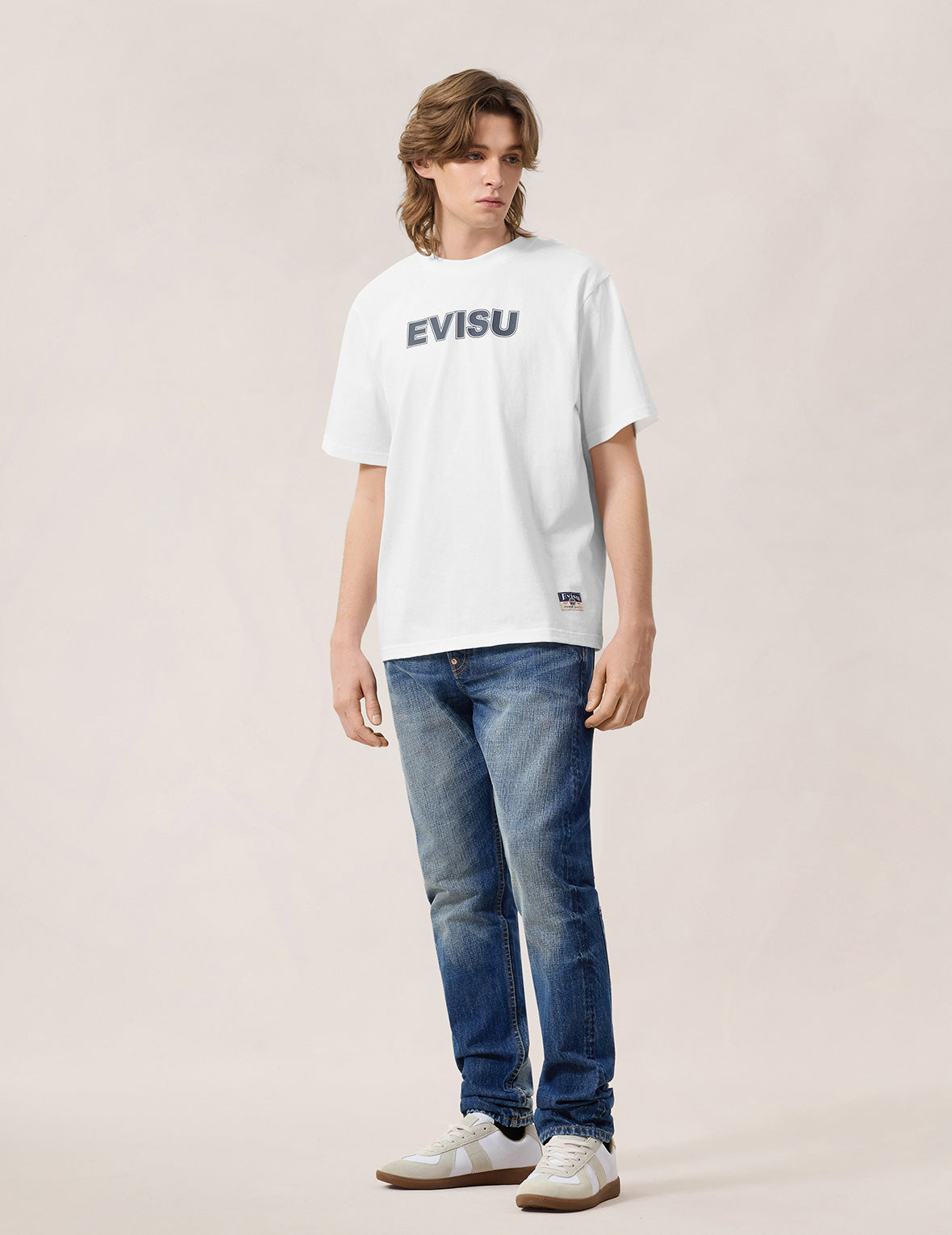 Bamboo Embroidery Scenic Kamon T-shirt
