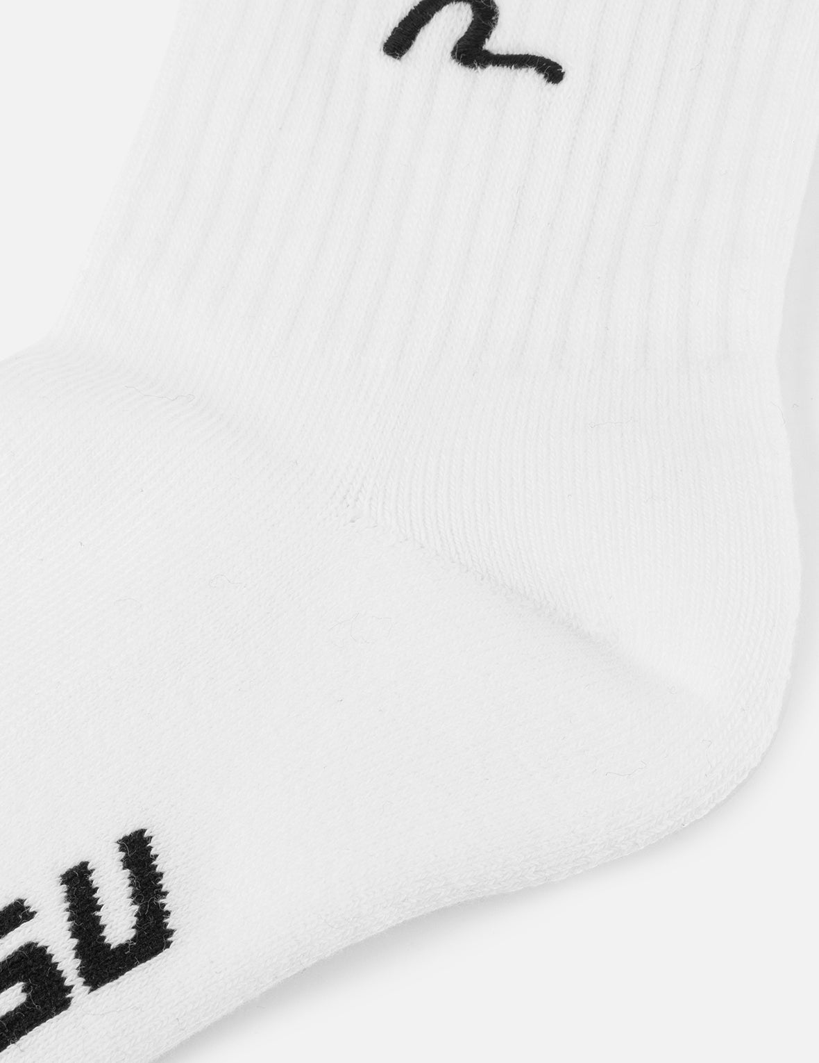 Seagull Embroidery Mid Socks