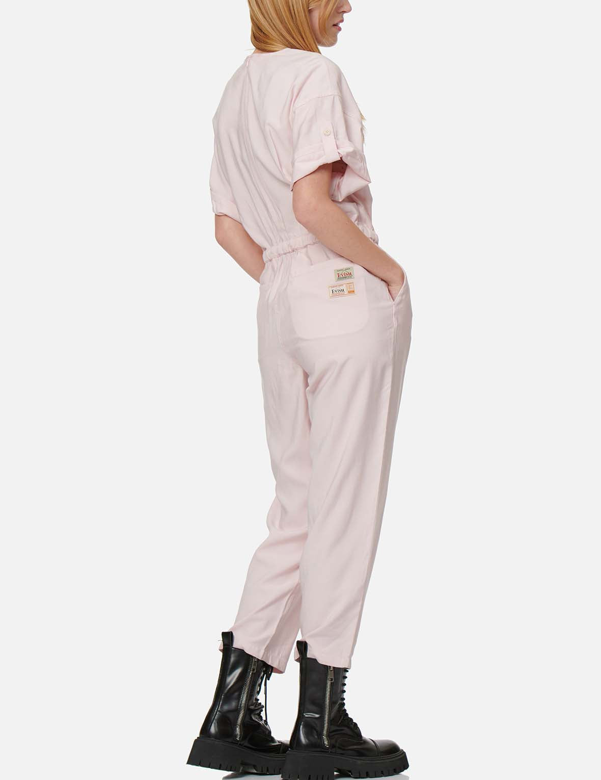 Seagull Embroidery Wrapped Jumpsuit