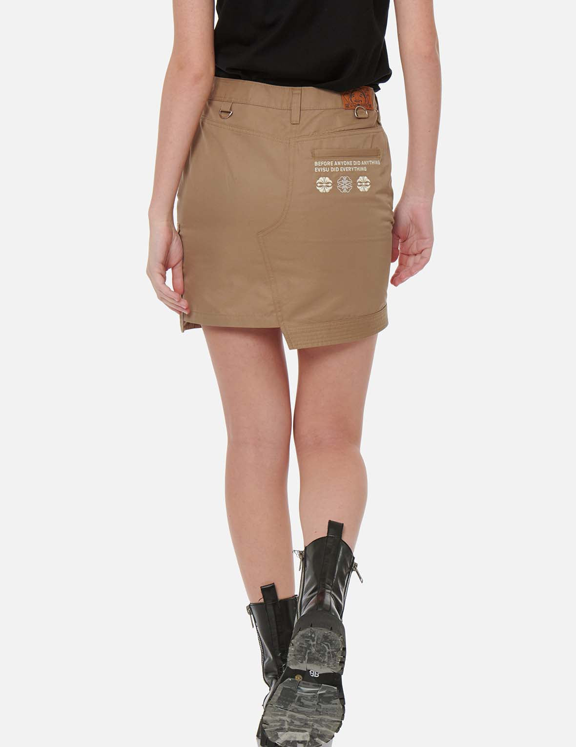 Button-up Asymmetric Skirt