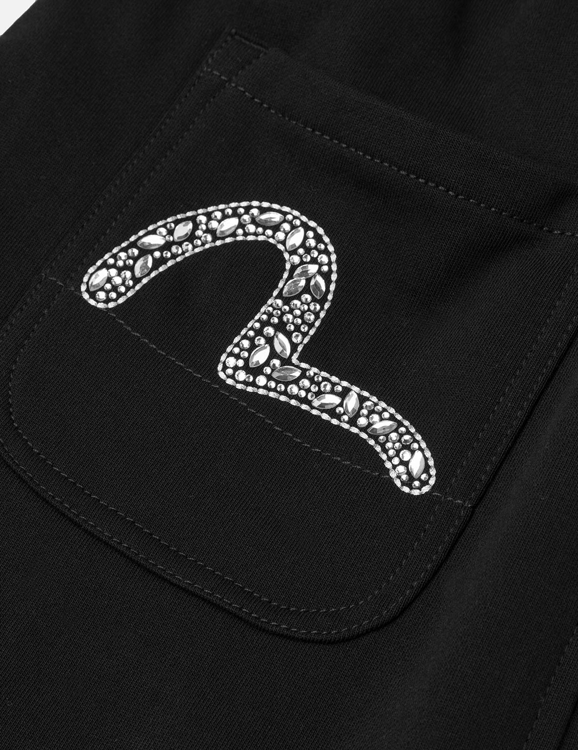 Rhinestone-Detail Seagull Fashion Fit Sweater Skirt