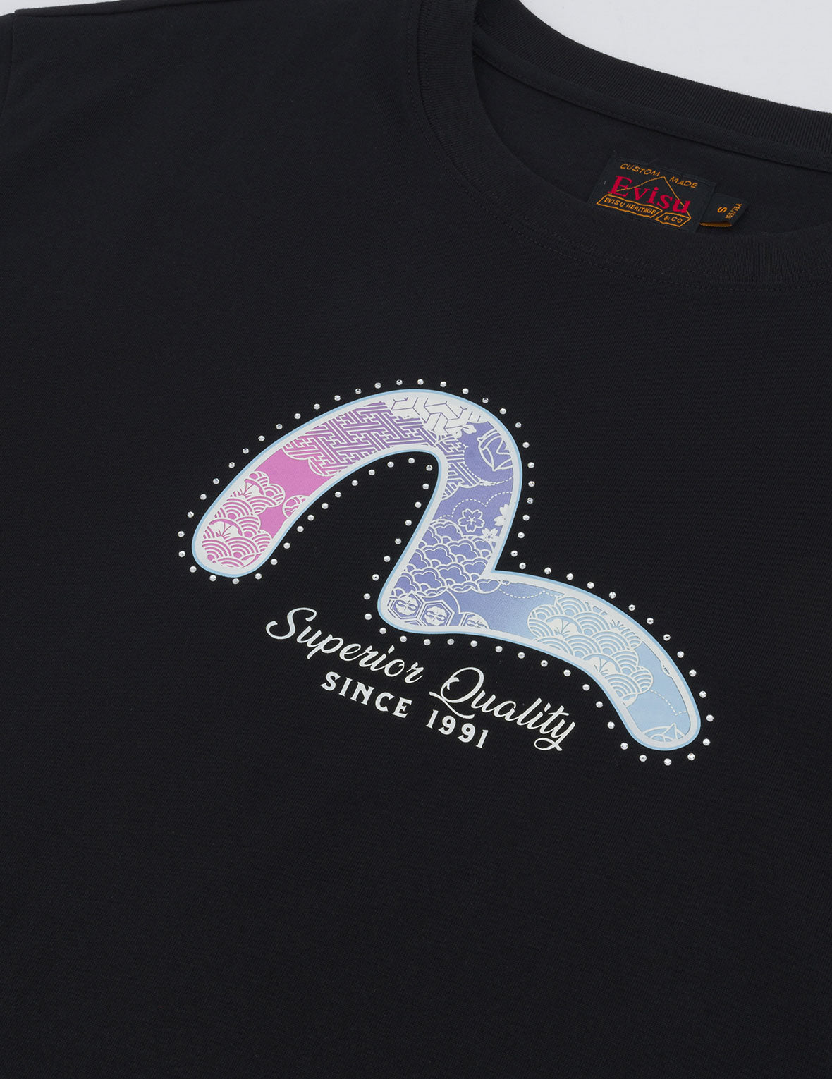 Seagull Foil Print Boyfriend T-shirt