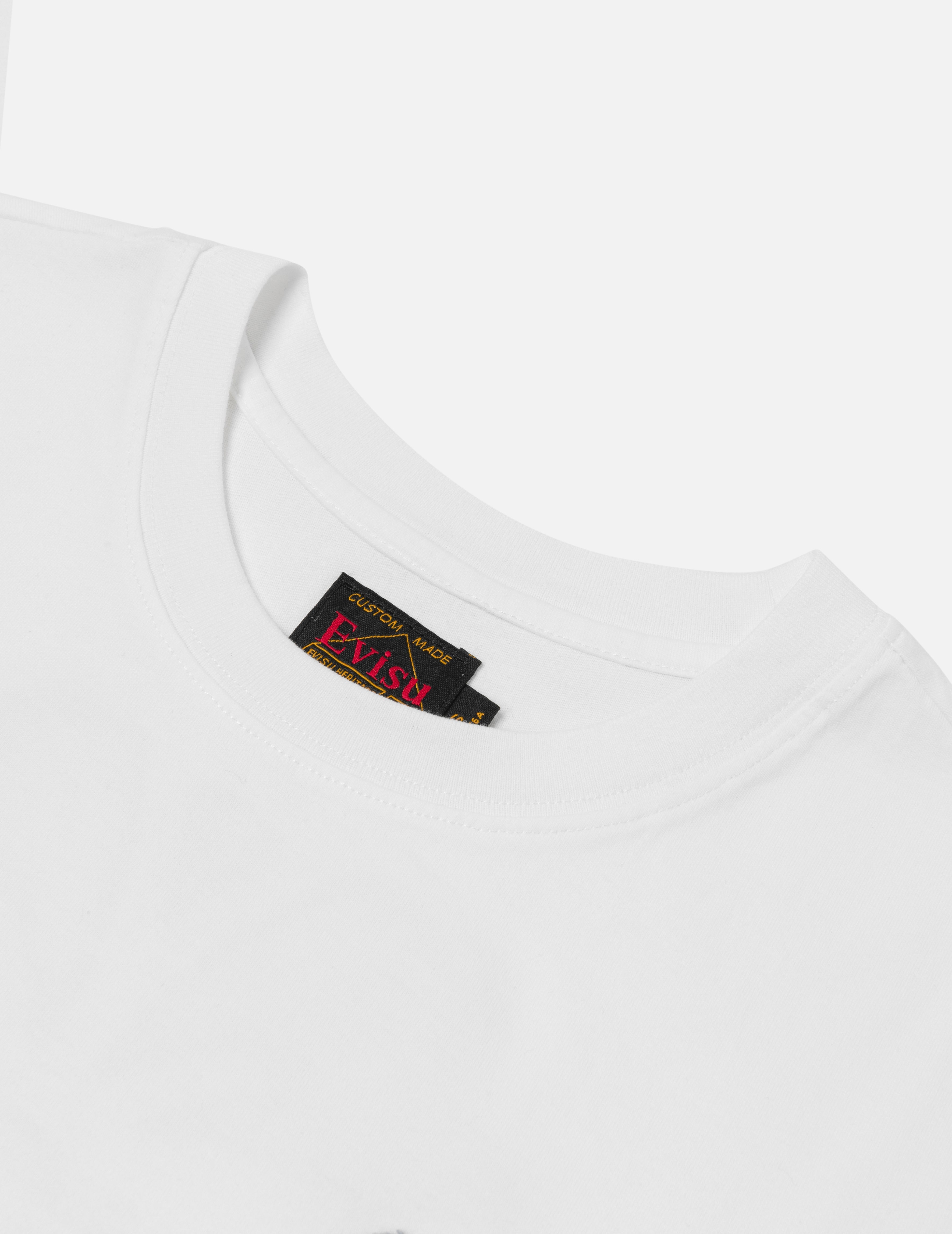 Deconstructed Denim Applique Embroidery Regular Fit T-Shirt