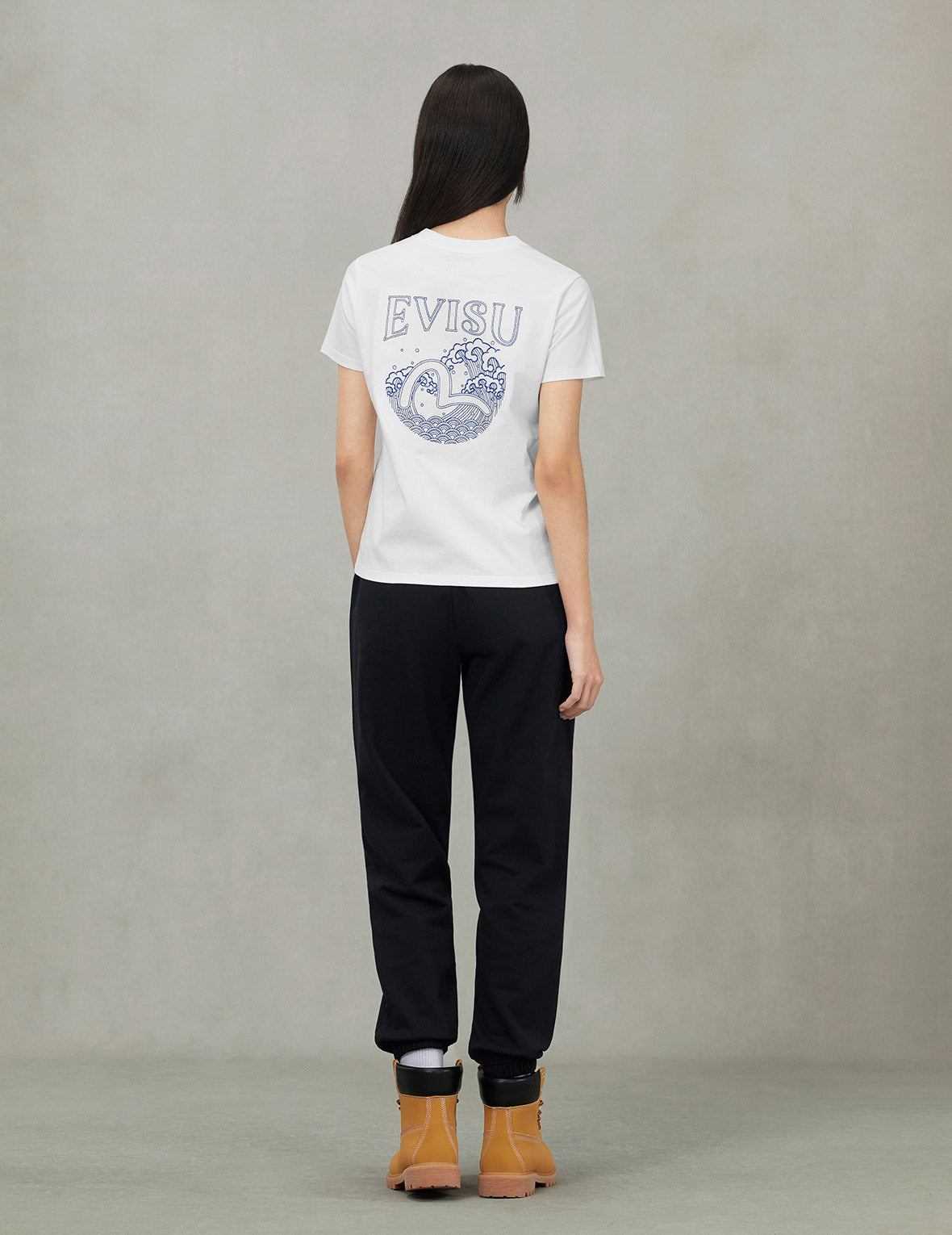 Nautical Theme Print and Embroidery Boyfriend T-Shirt