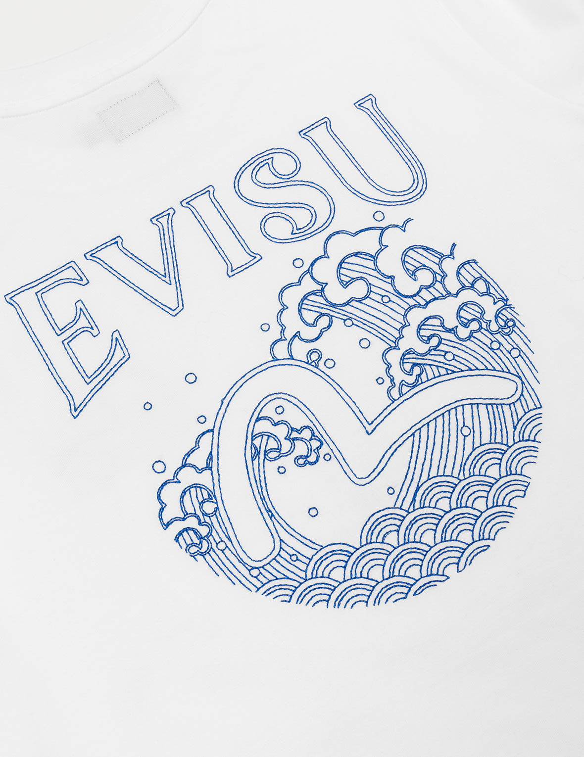 Nautical Theme Print and Embroidery Boyfriend T-Shirt