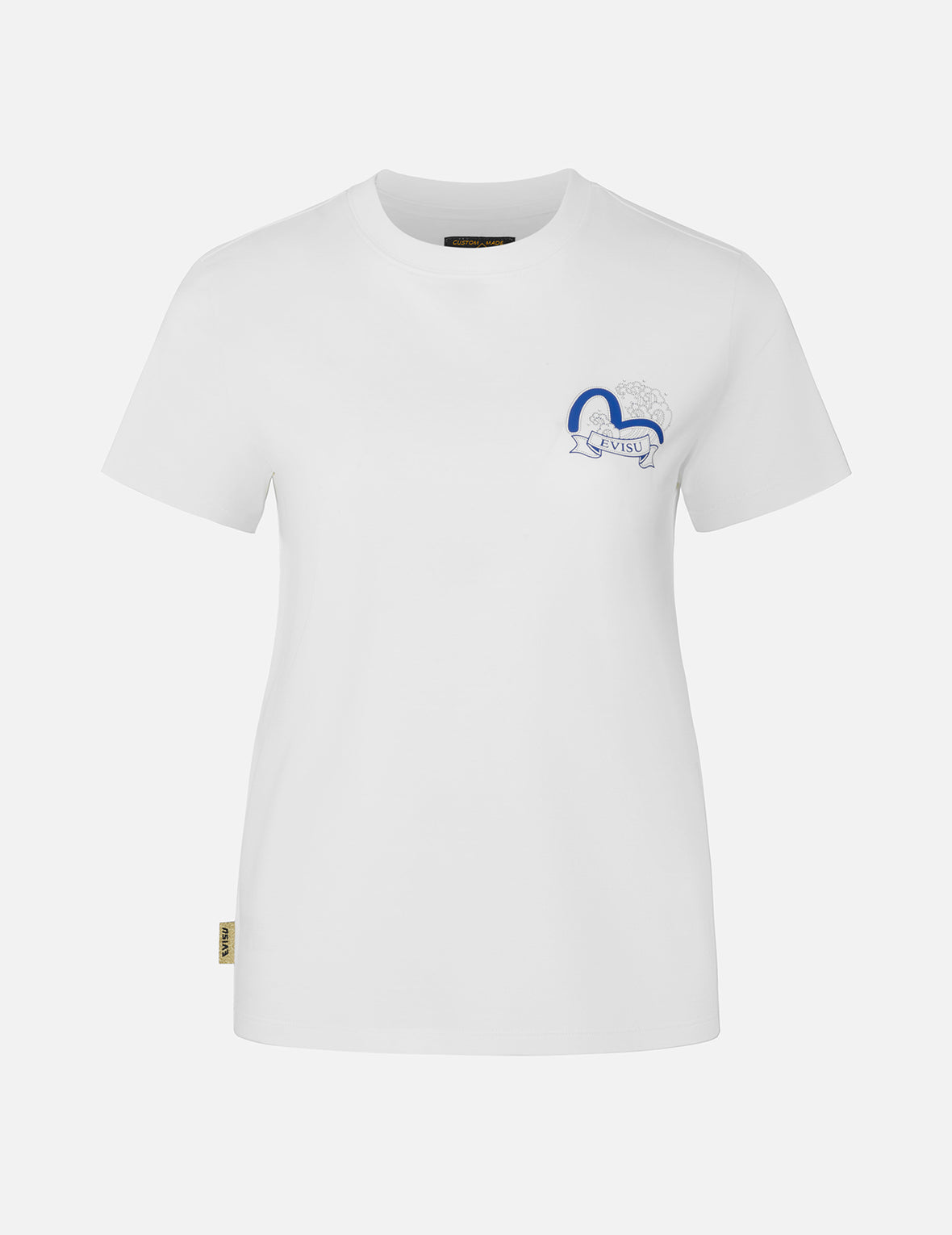 Nautical Theme Print and Embroidery Boyfriend T-Shirt