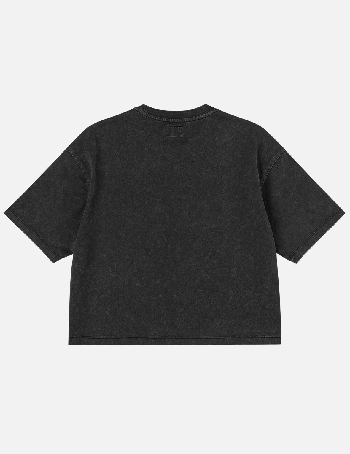 Devil-heart-shaped Seagull Emboss T-shirt