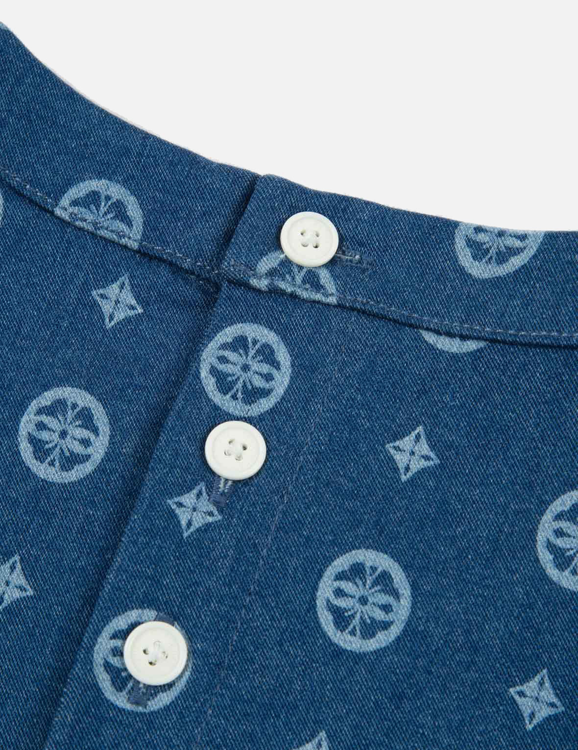 Daruma and Seagull Print Sweatpants