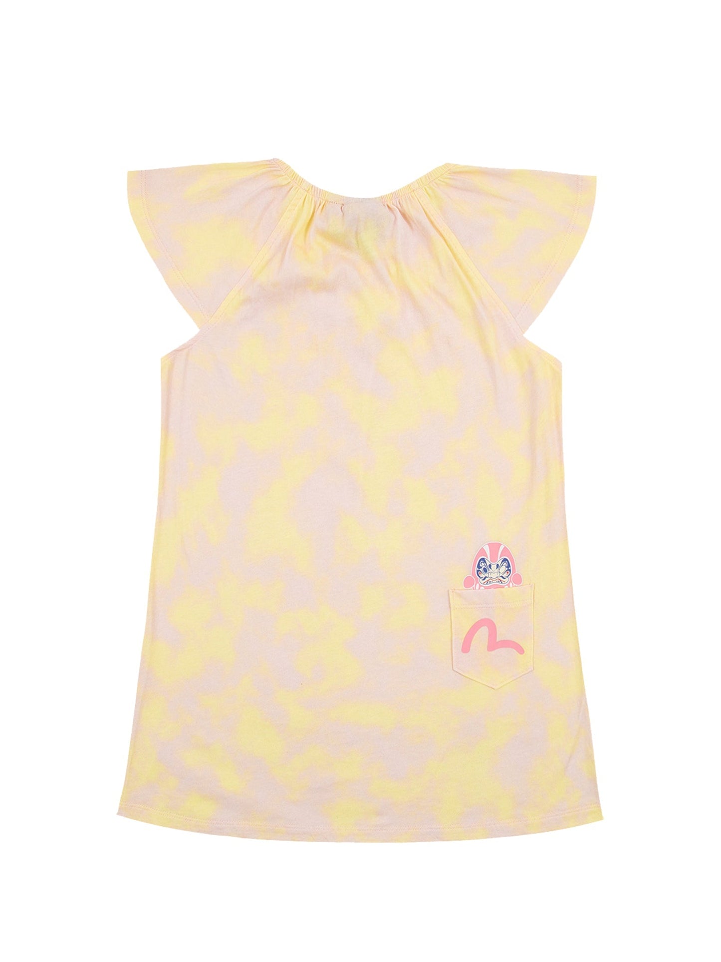 Daruma and Logo Print Dress