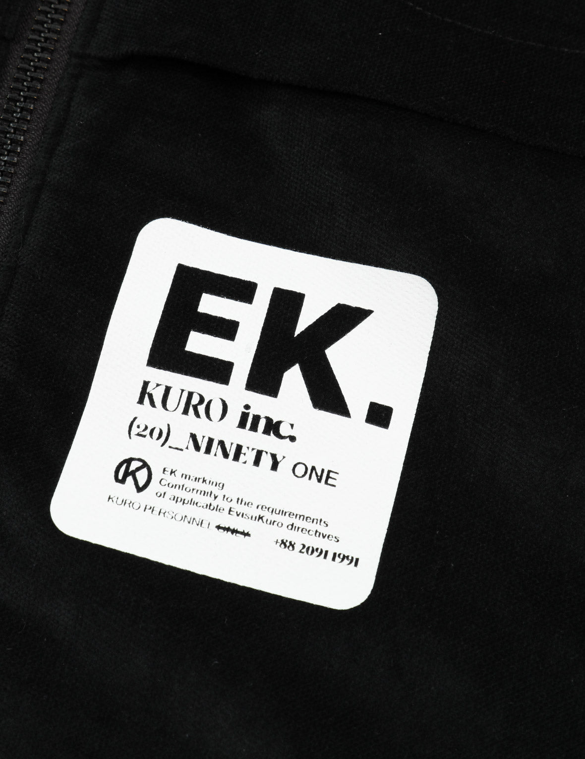Kamon and Logo Patch Hooded Jacket