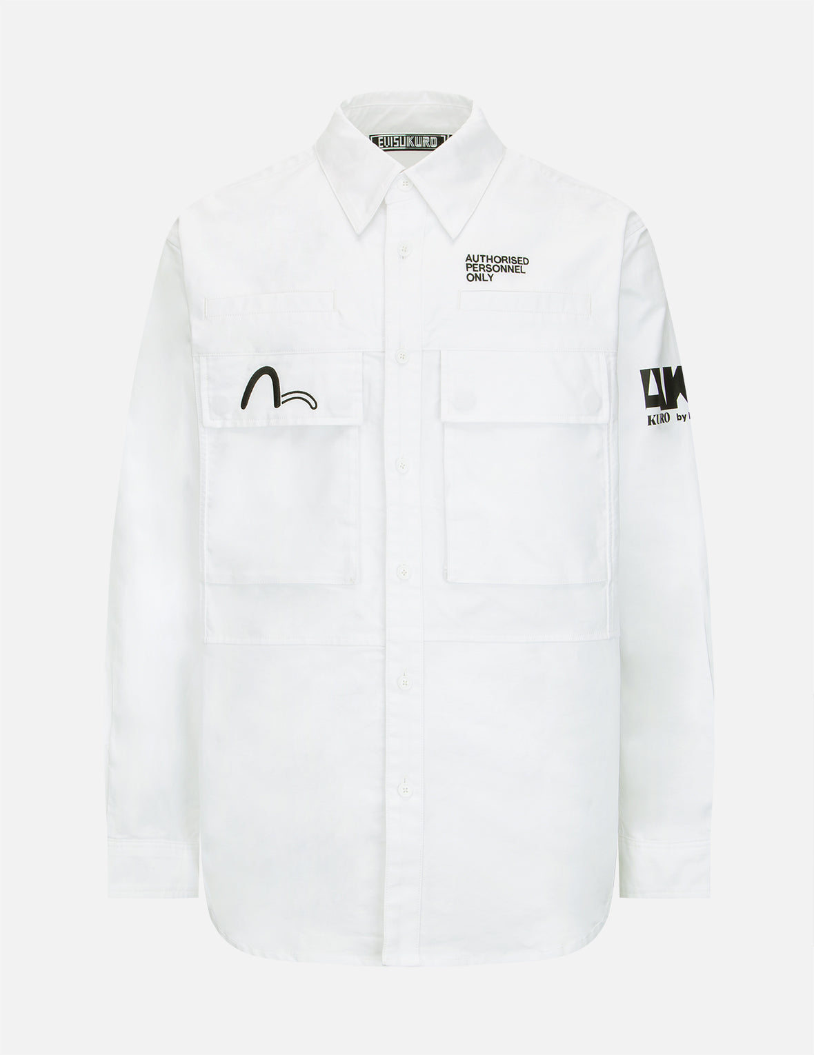 Multi Logo Print Cargo Shirt
