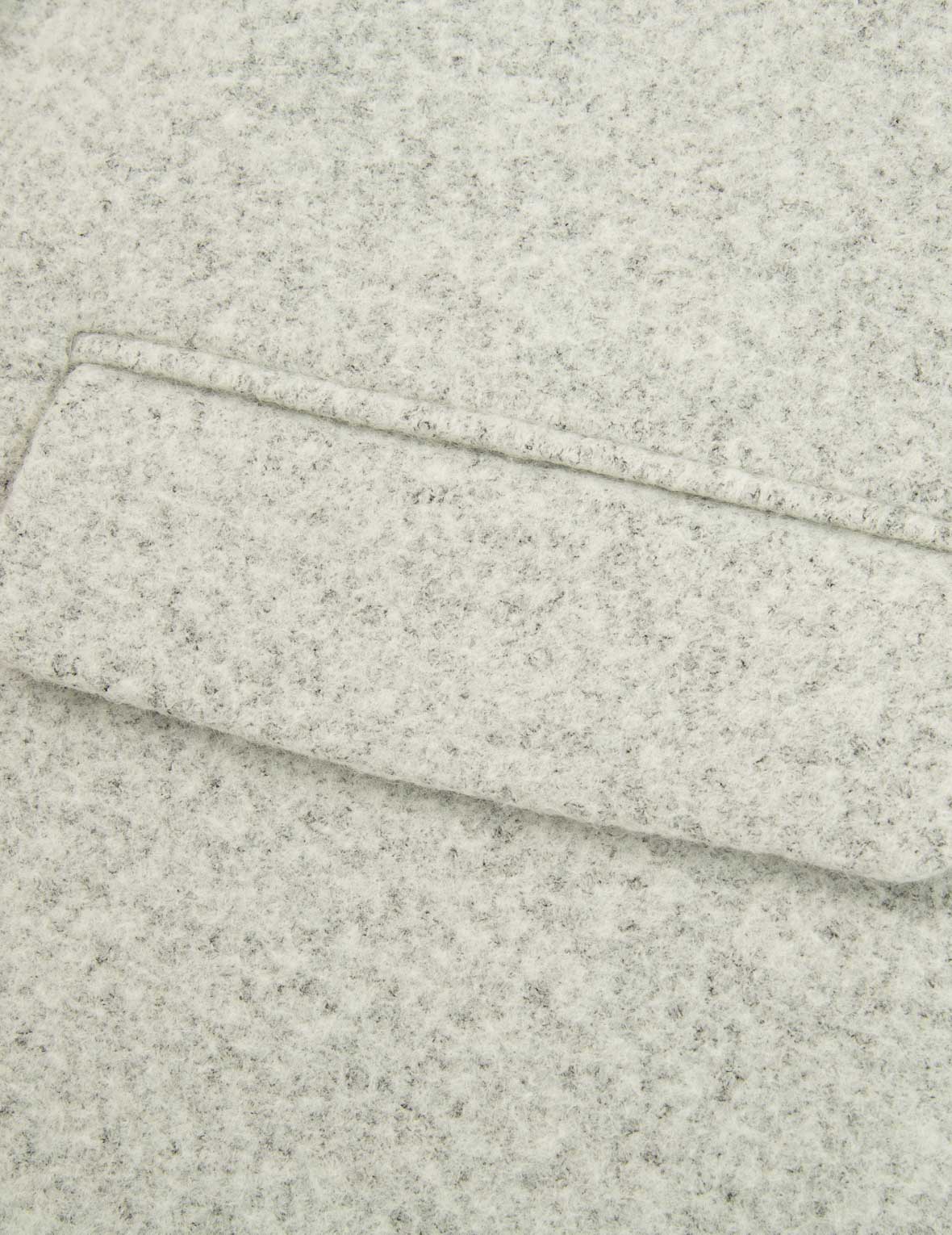 Logo Embroidery Wool Blend Blazer