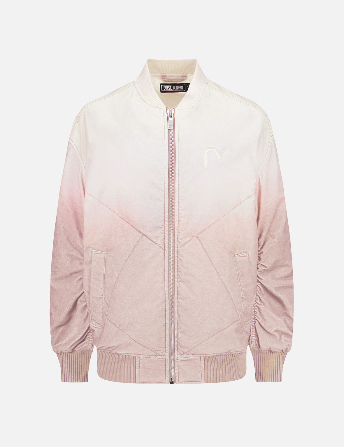Gradient Oversized Padded Bomber Jacket
