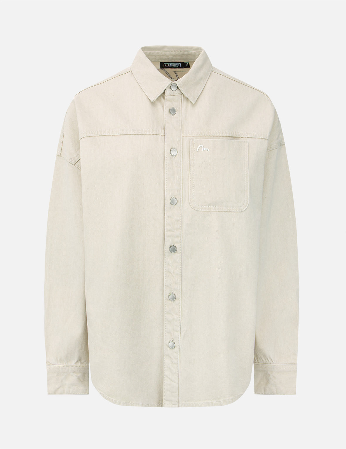 Logo Embroidered Denim Shirt