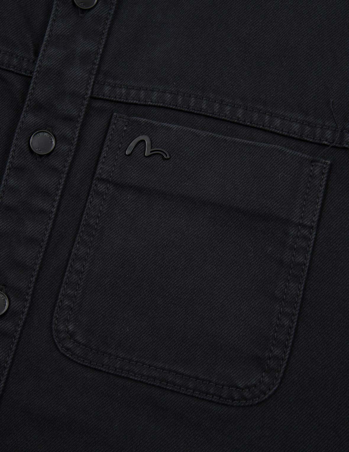 Logo Embroidered Denim Shirt