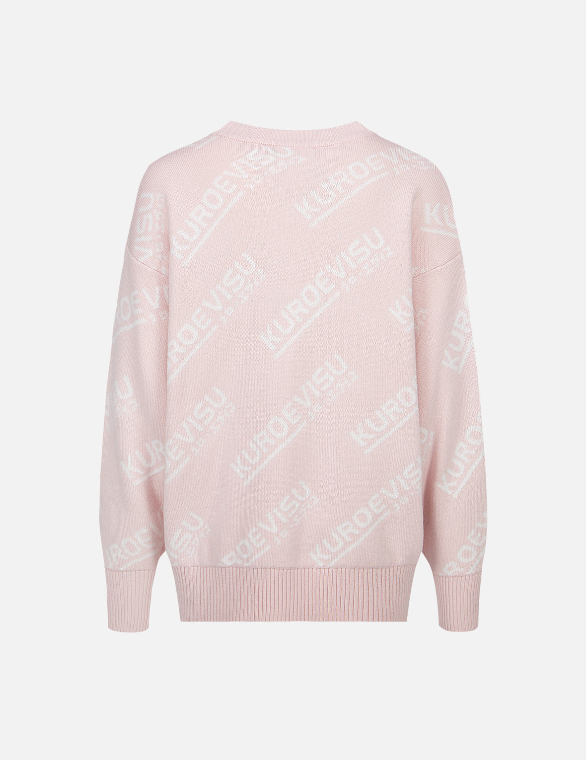 Monogram Intarsia Turtle Neck Sweater