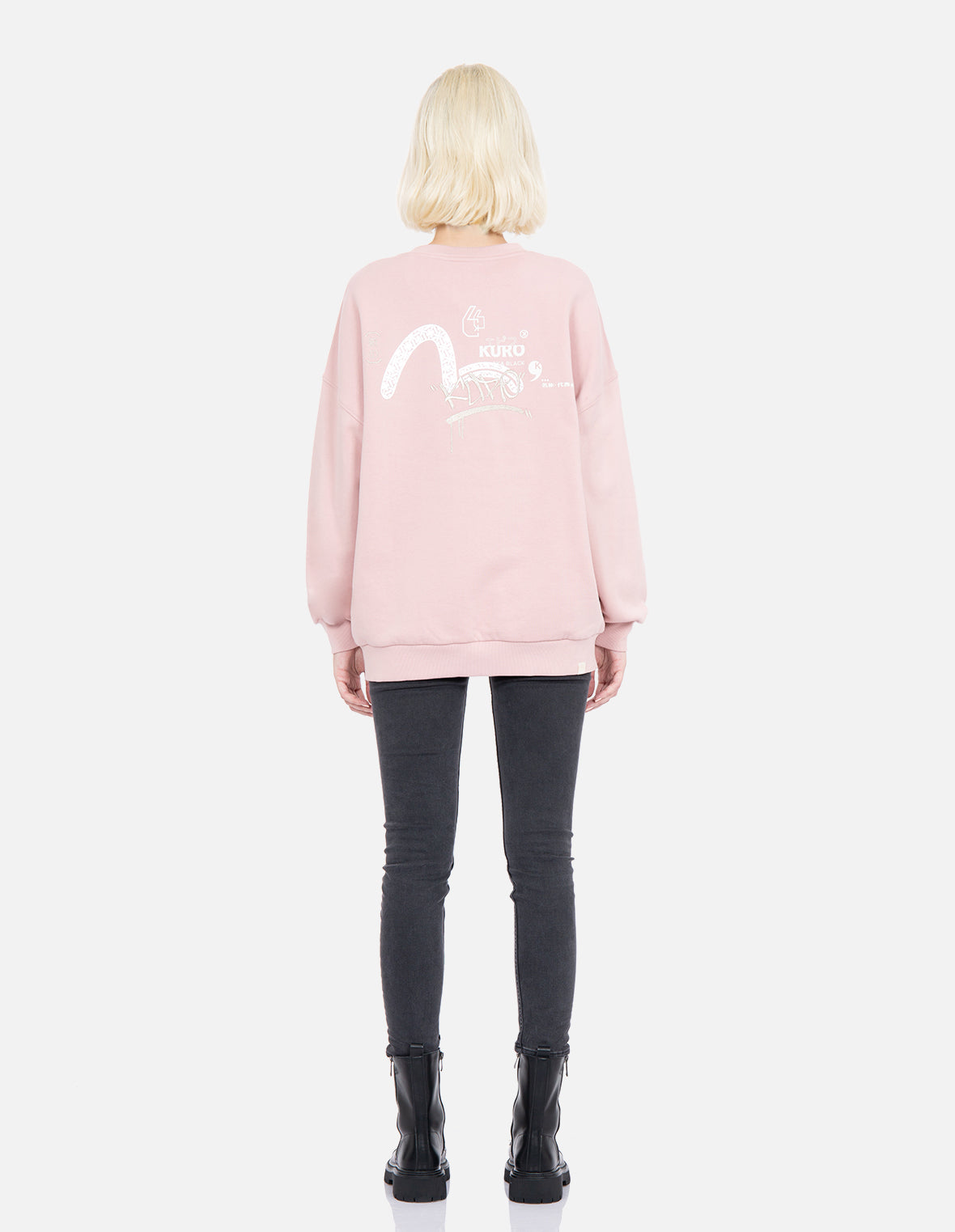 Graffiti Logo Print Sweatshirt