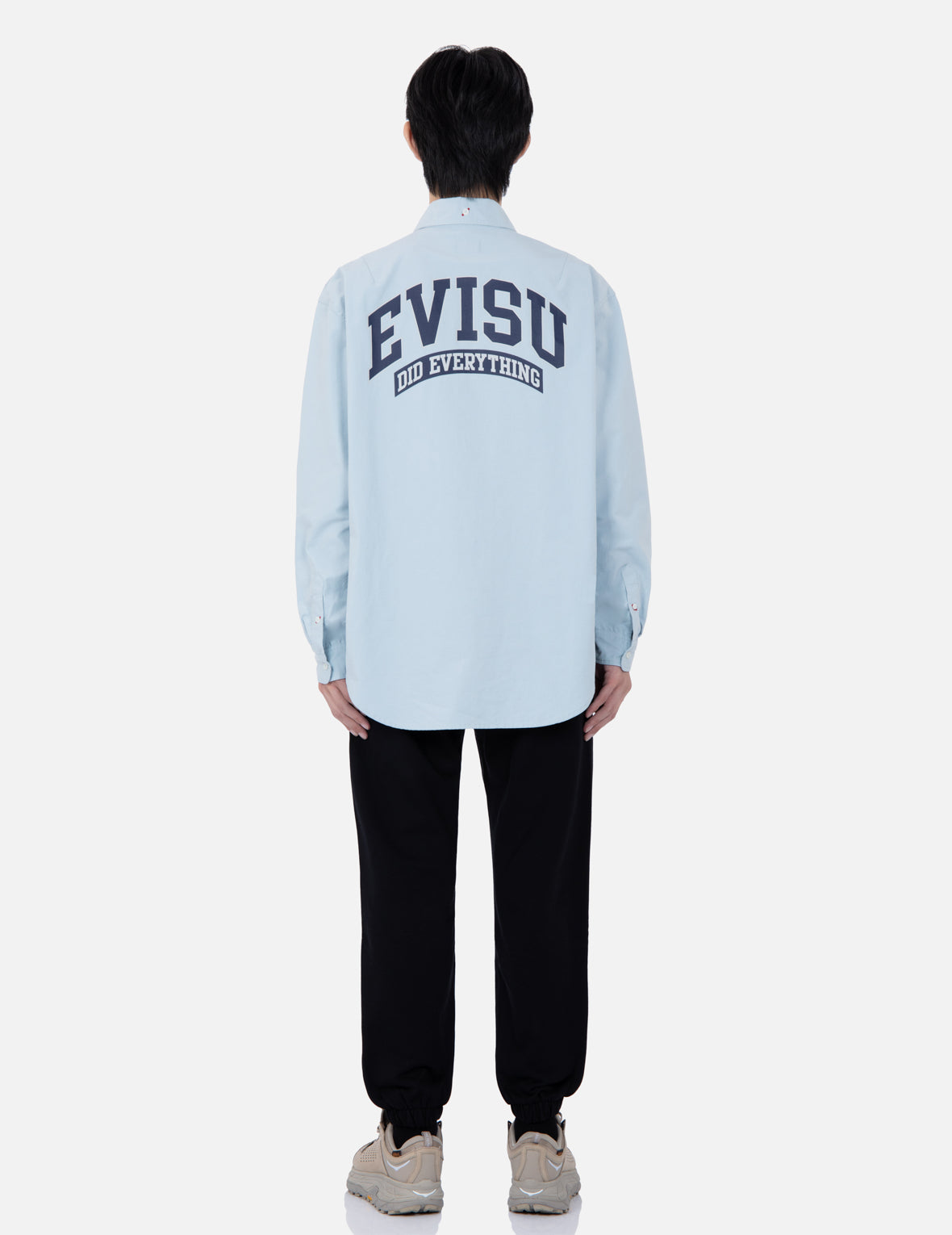 Retro Logo Print Oversized Shirt