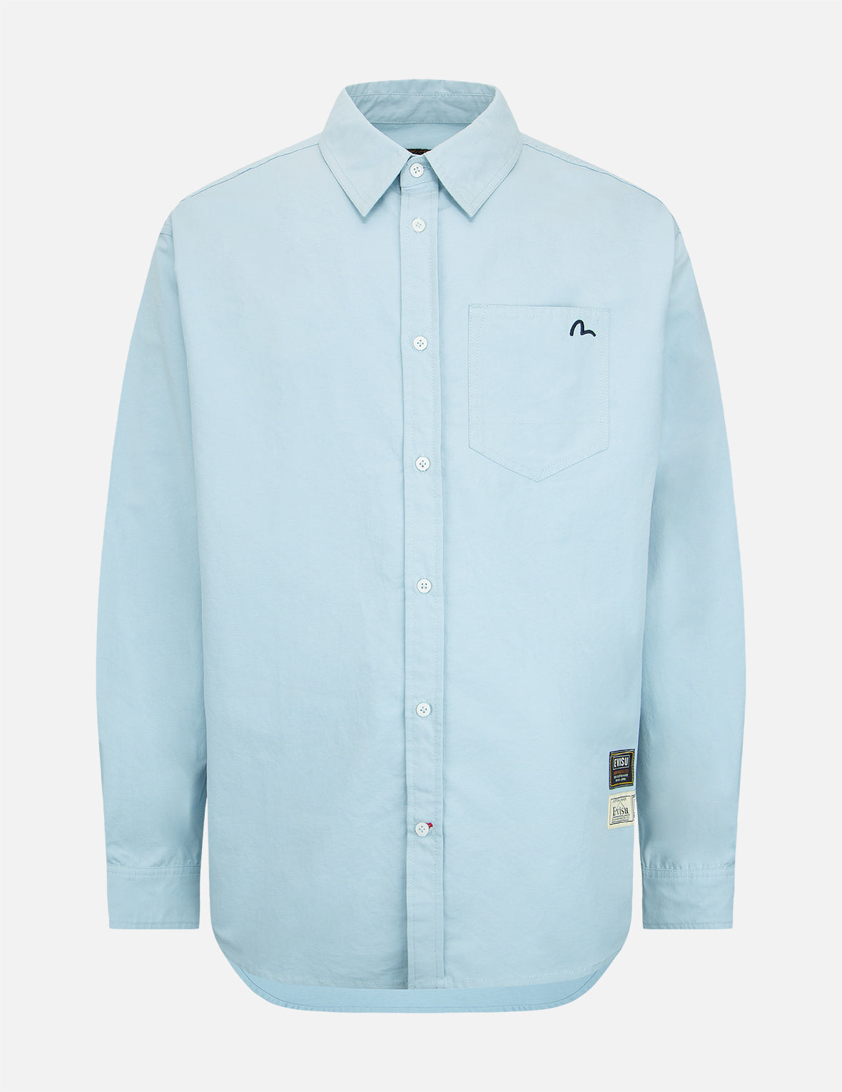 Retro Logo Print Oversized Shirt