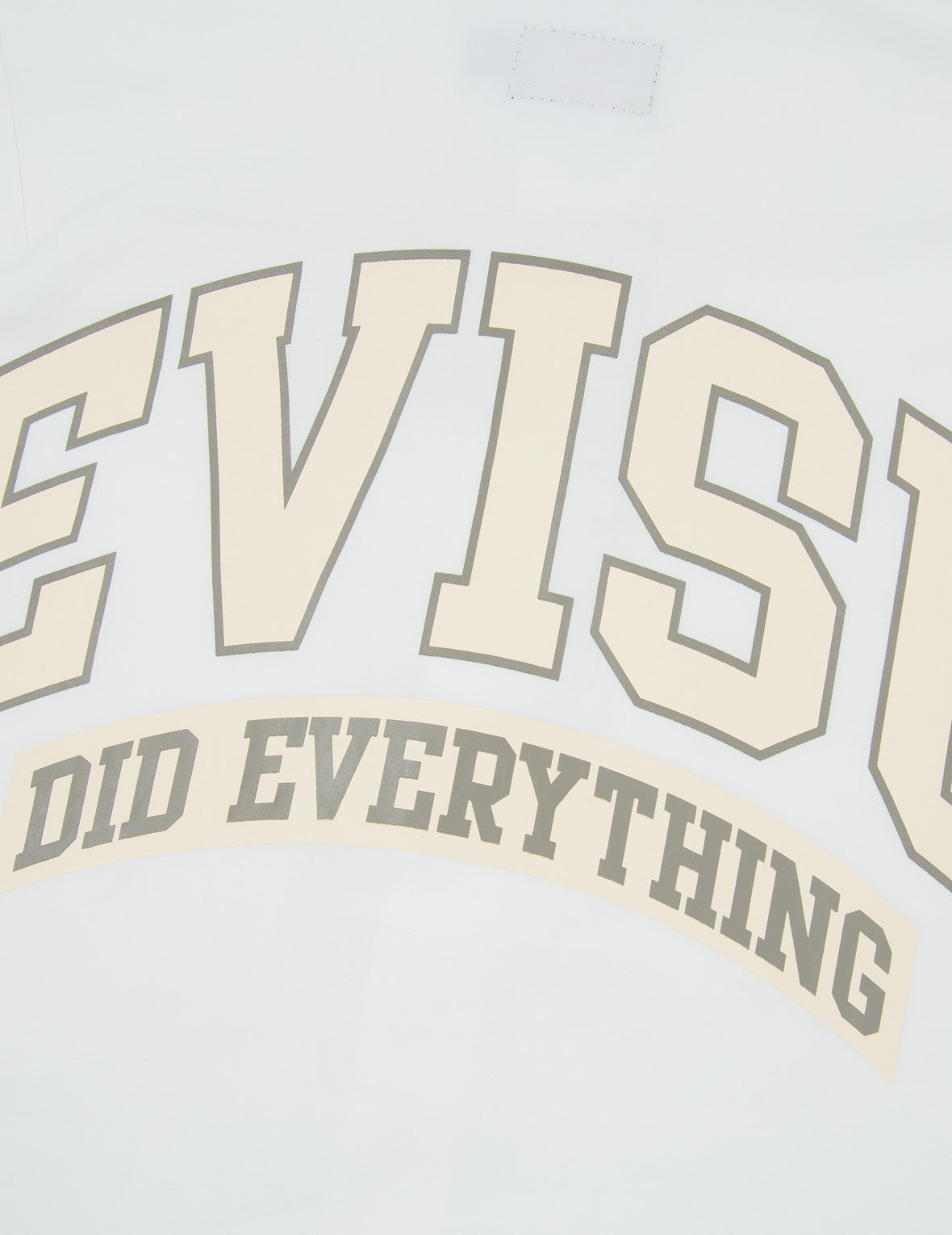 Retro Logo Print Oversized Shirt
