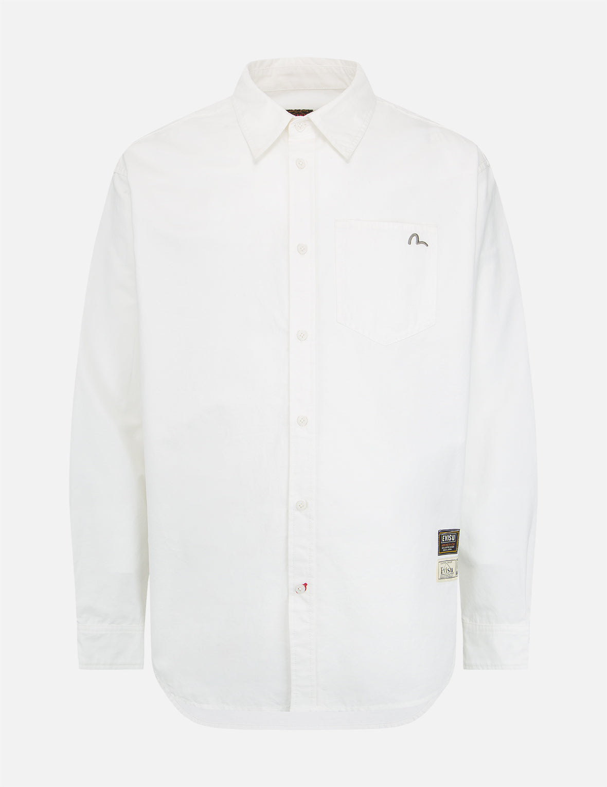 Retro Logo Print Oversized Shirt
