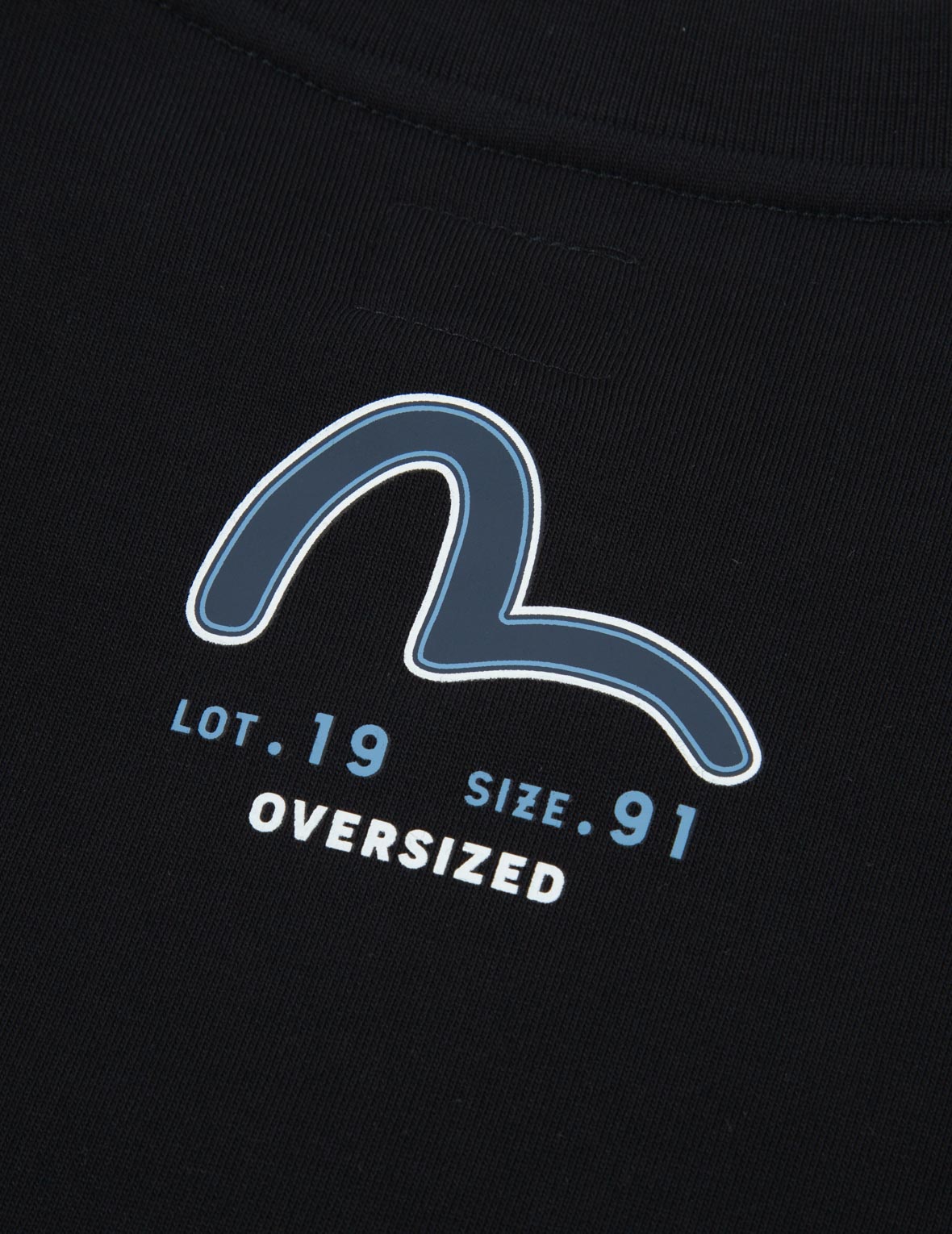 Retro Logo Print Oversized Sweatshirt