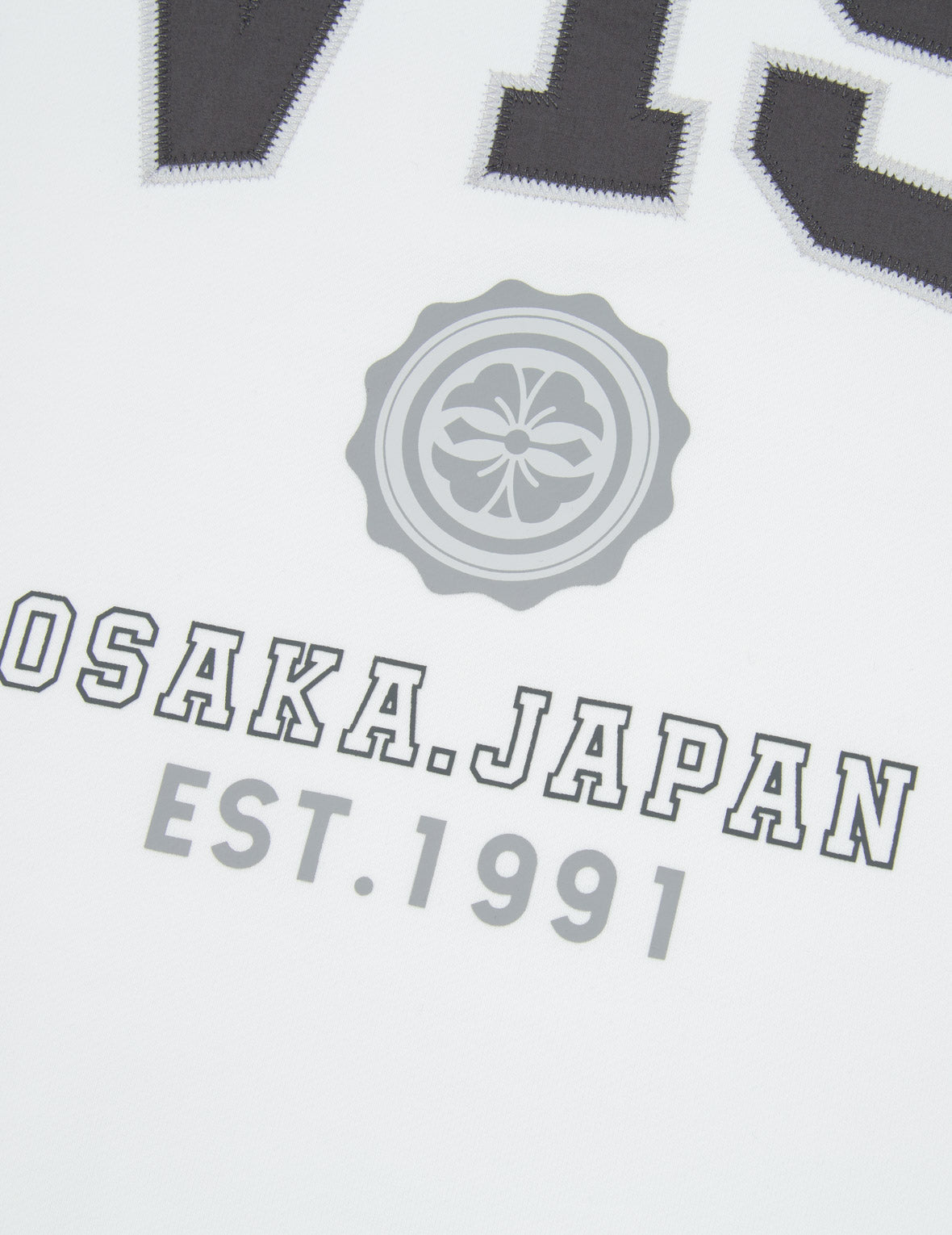 Retro Logo Print Oversized Sweatshirt