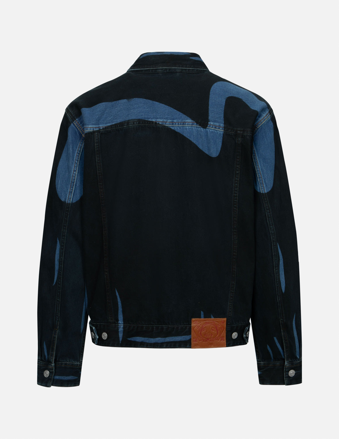 Overdye Logo and Seagull Relax Fit Denim Jacket