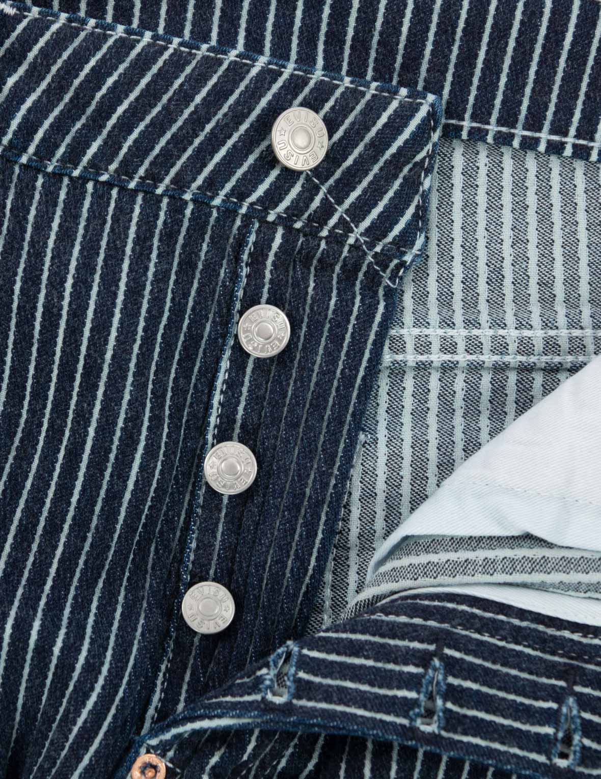 Seagull and Logo Embroideries Relax Fit Jeans