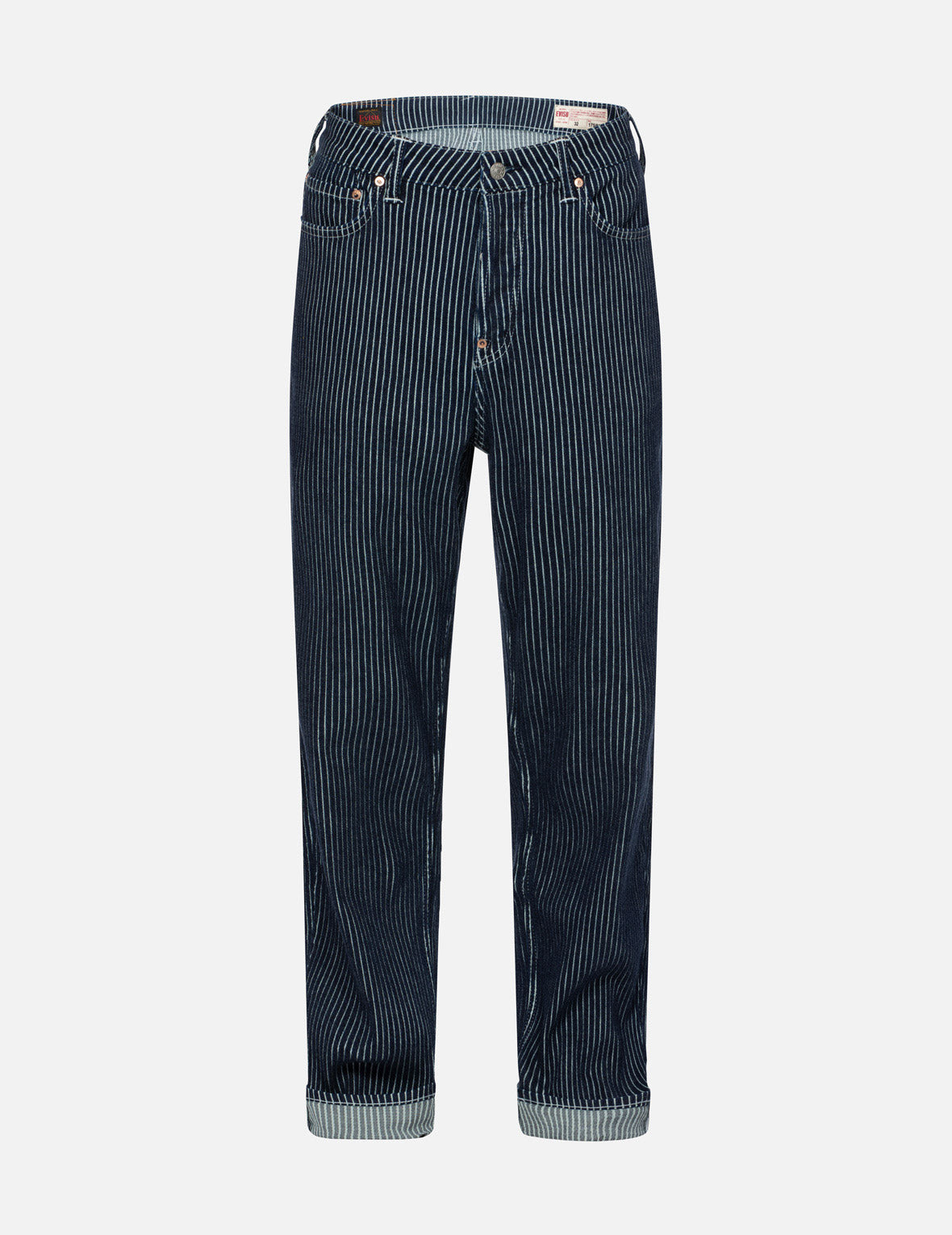 Seagull and Logo Embroideries Relax Fit Jeans