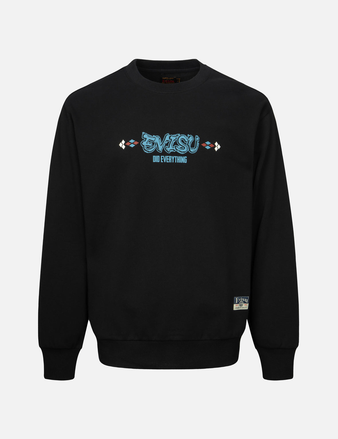 Wheel of Wisdom and Kamon Print Relax Fit Sweatshirt