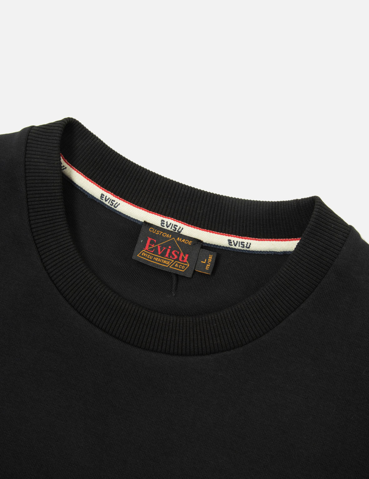 Seagull Embroidery with Kamon Print Pocket Relax Fit Sweatshirt