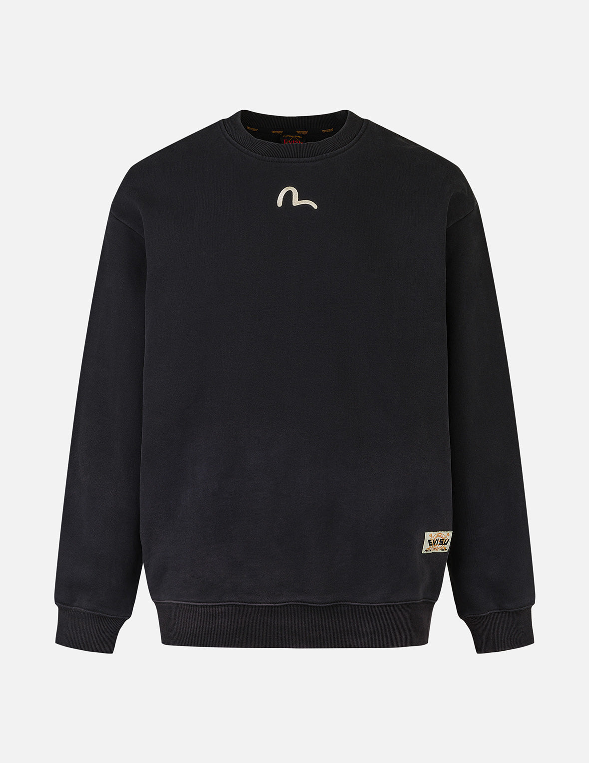 Ebisu Print and Multiple Pocket Washed Relax Fit Sweatshirt