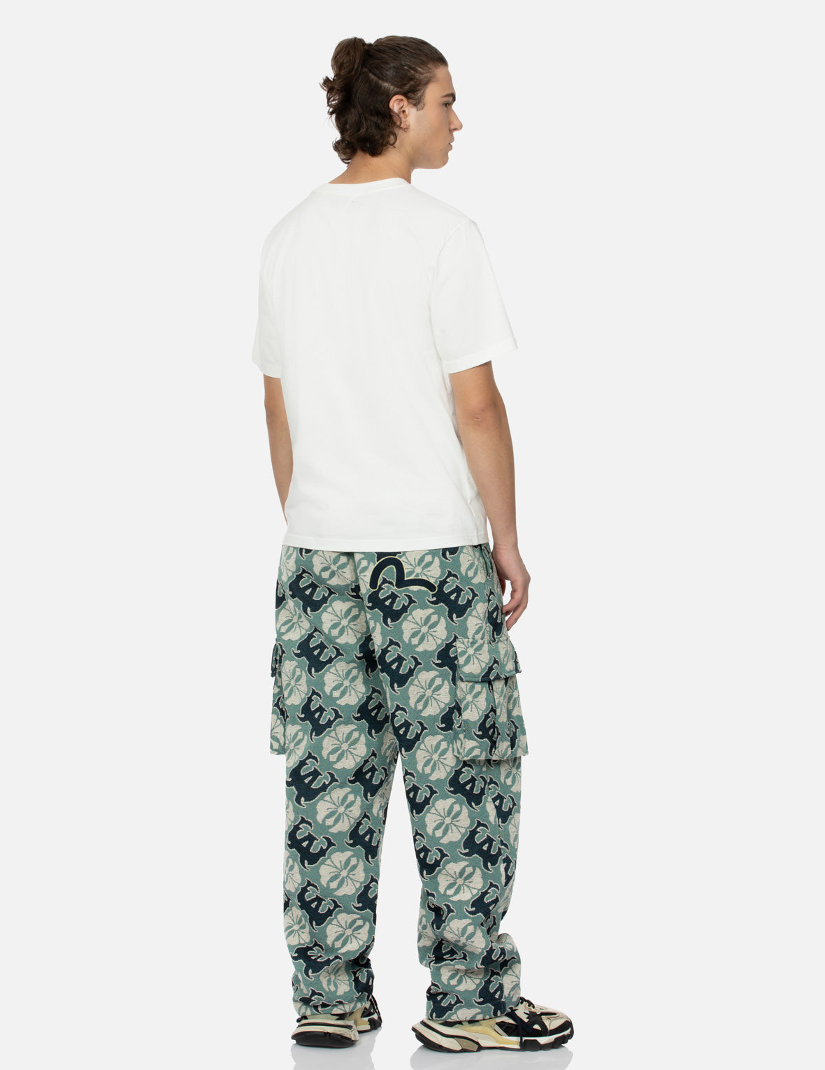 Tanuki and Daruma Print Regular Fit T-Shirt