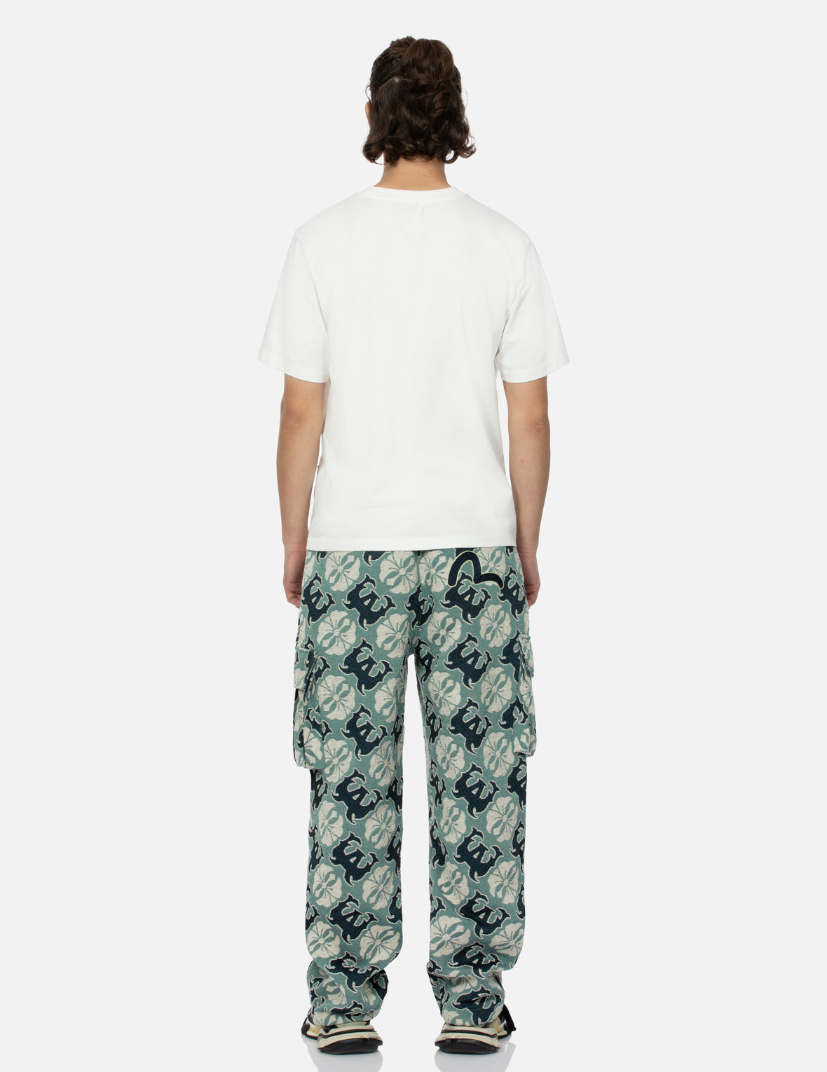 Tanuki and Daruma Print Regular Fit T-Shirt
