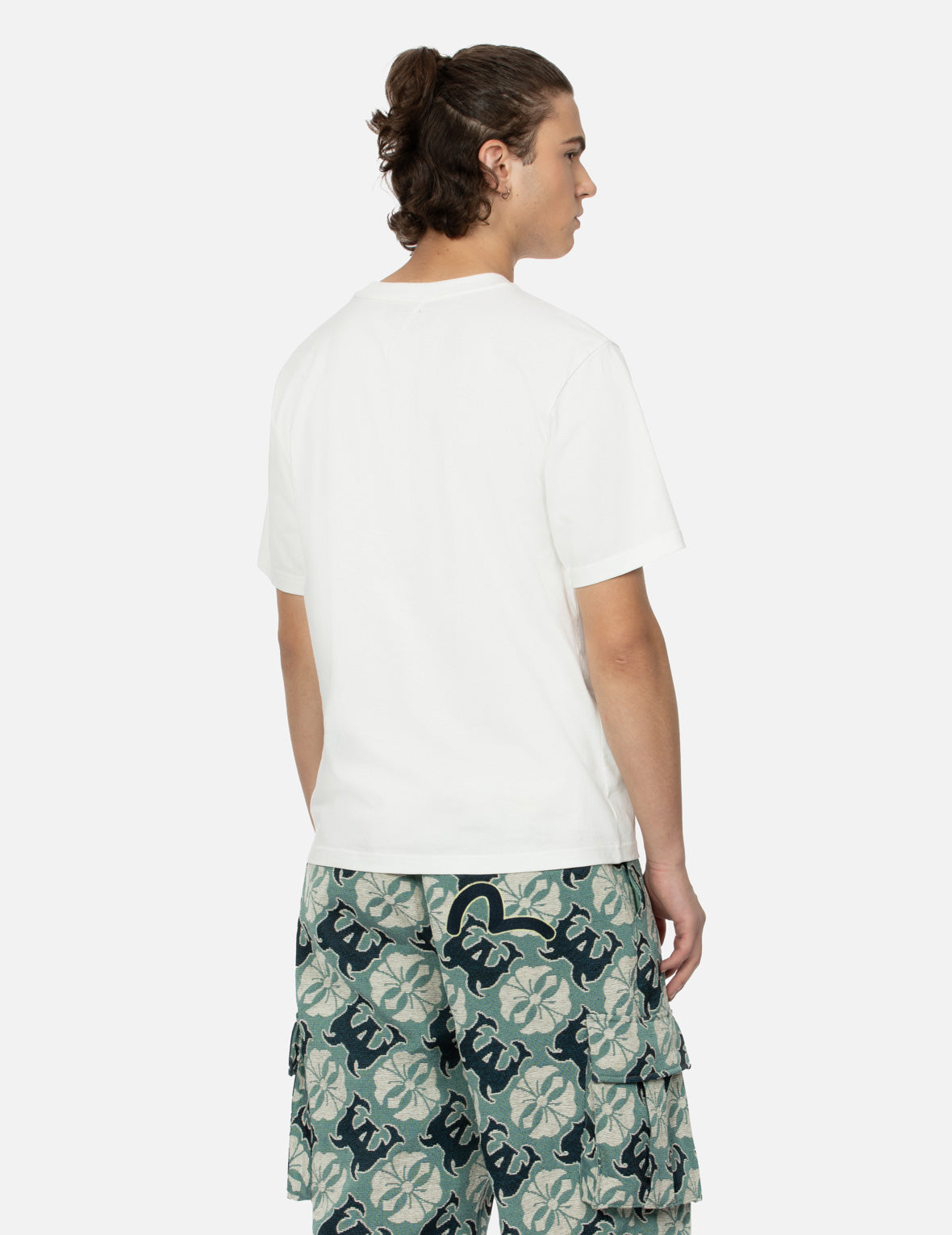 Tanuki and Daruma Print Regular Fit T-Shirt