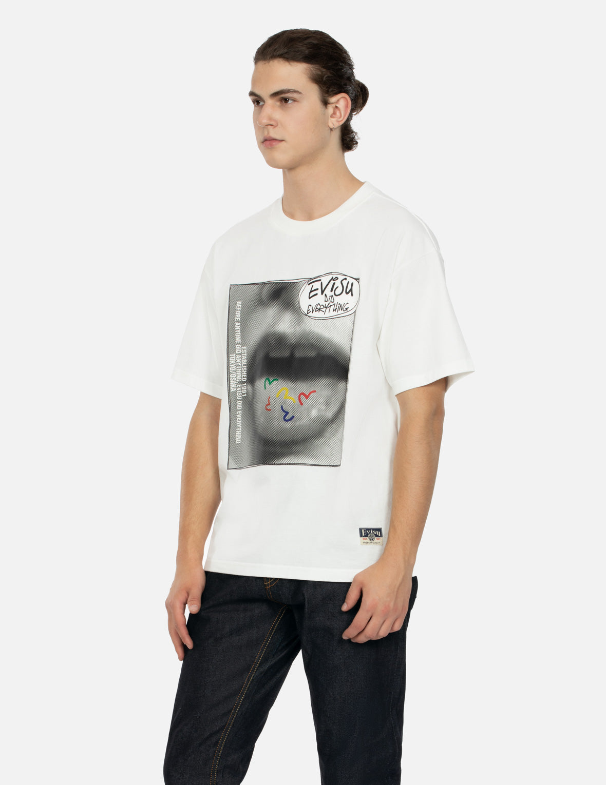 Vintage Image Print Relax Fit T-shirt