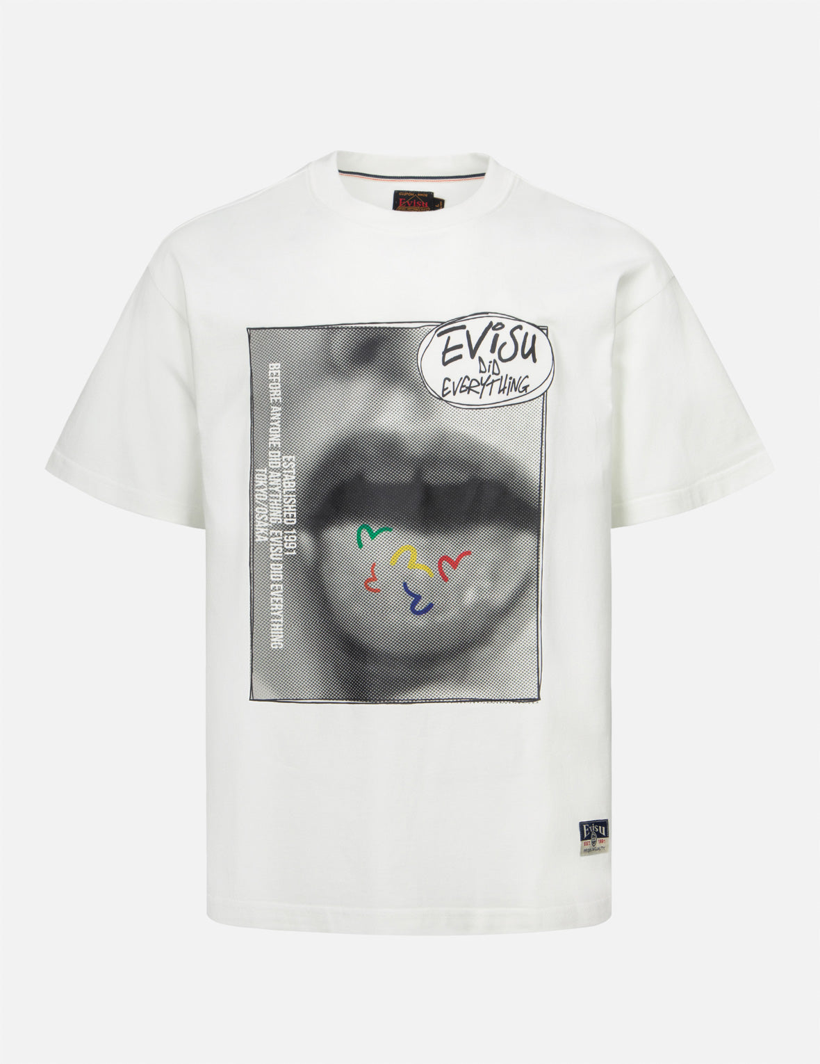 Vintage Image Print Relax Fit T-shirt