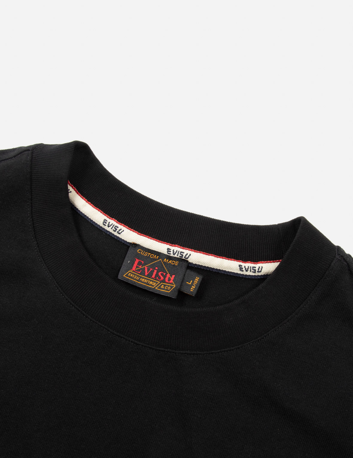 Seagull-print Denim Pocket Relax Fit T-Shirt