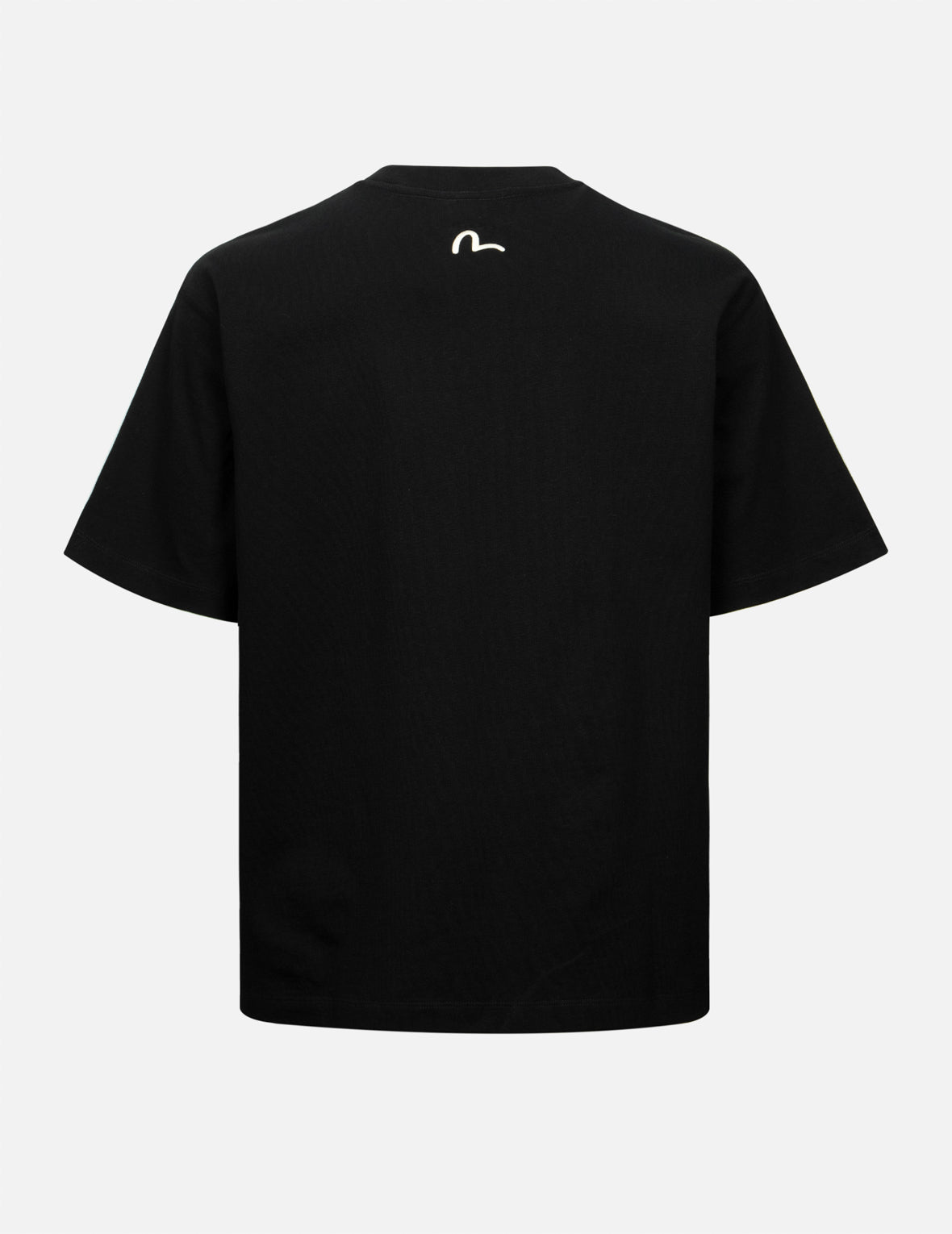 Seagull-print Denim Pocket Relax Fit T-Shirt