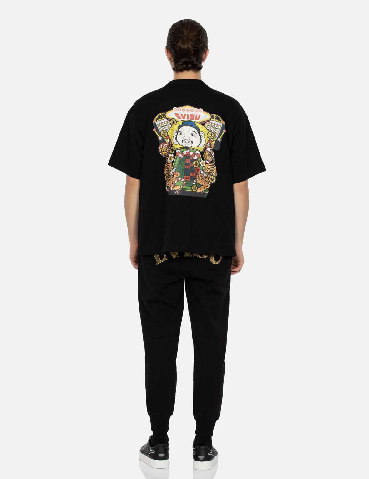 Lucky Slot Machine Print Loose Fit T-shirt