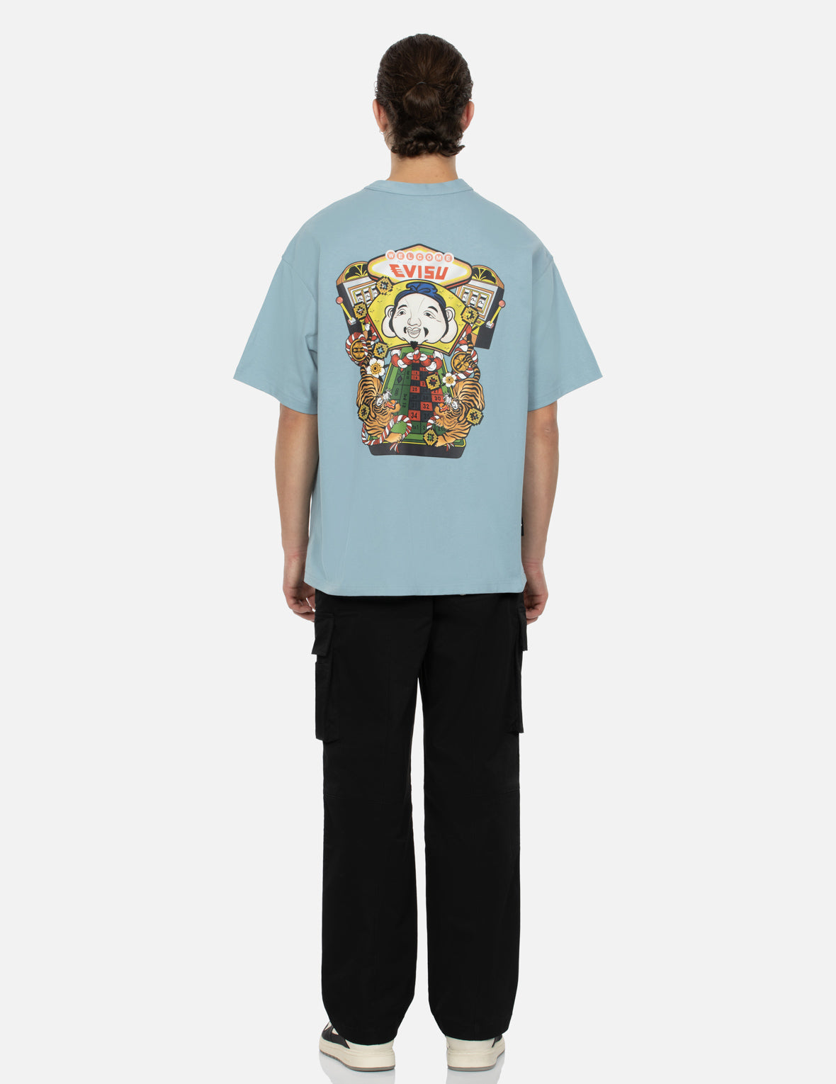 Lucky Slot Machine Print Loose Fit T-shirt