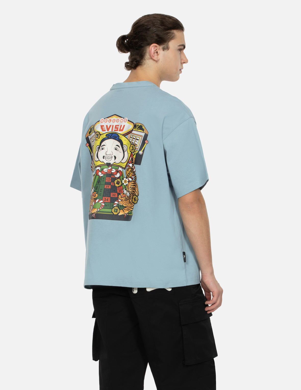 Lucky Slot Machine Print Loose Fit T-shirt