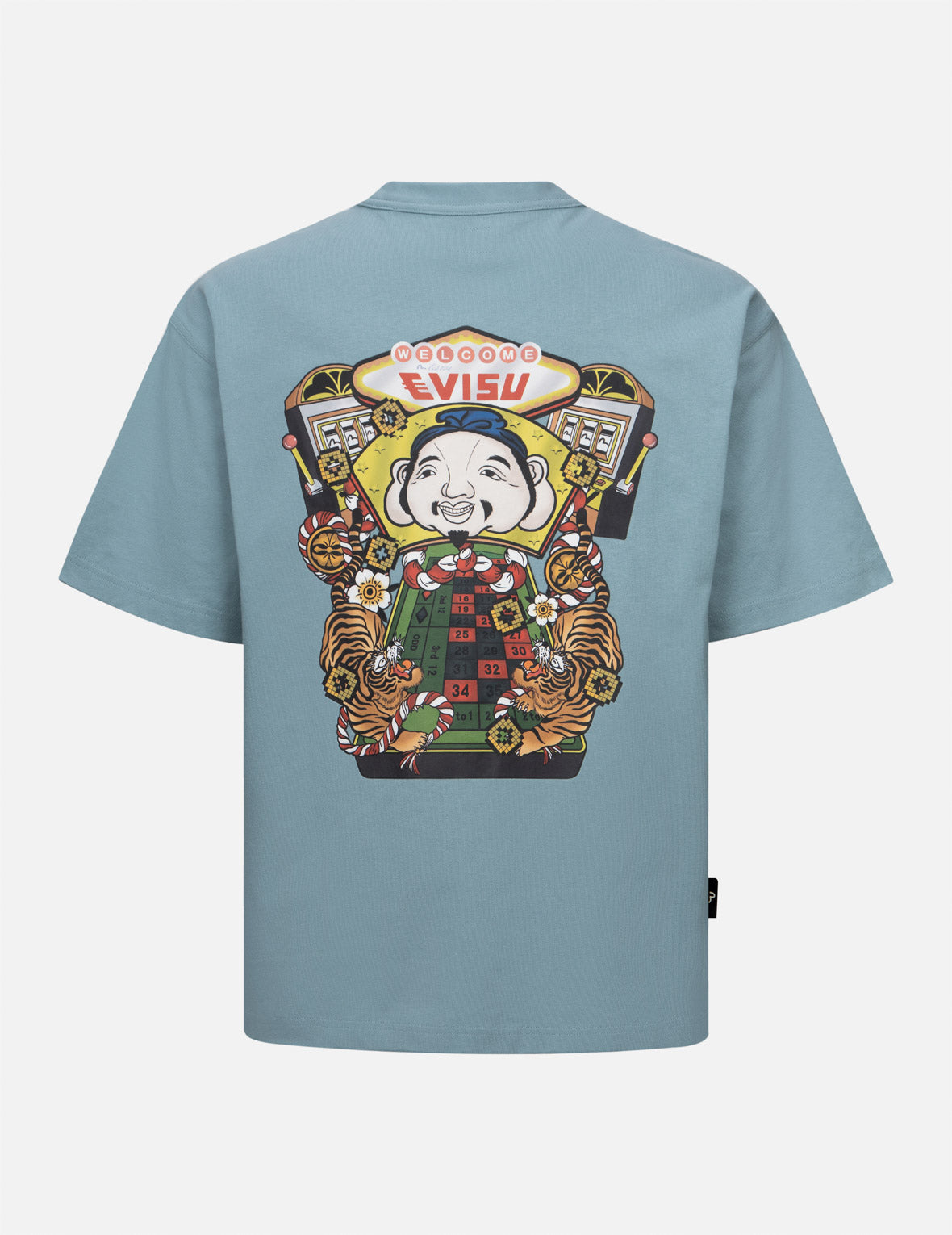 Lucky Slot Machine Print Loose Fit T-shirt