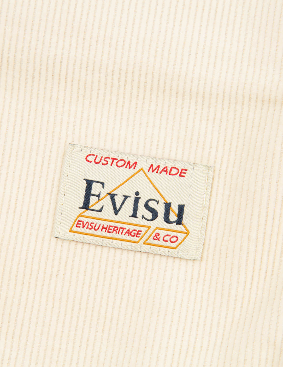 Tear-Off Design Fabric Blocking Corduroy Shirt Dress