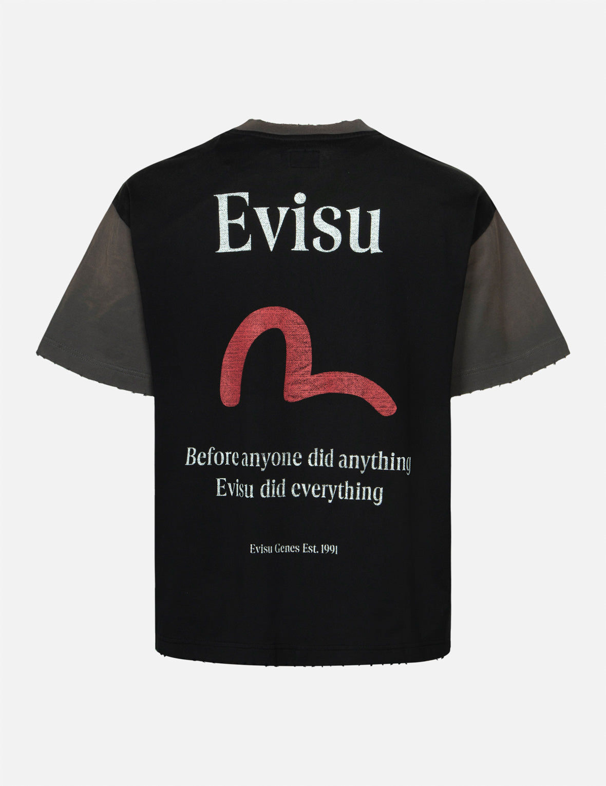 Seagull and Logo Print Boxy T-shirt